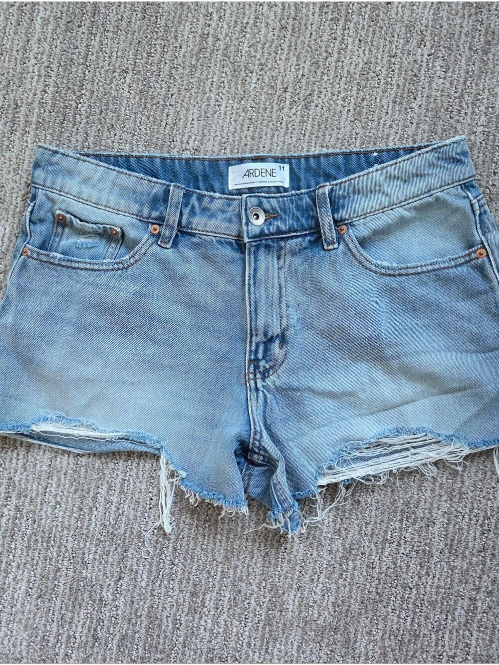 Ardene Distressed Denim Cut-Off Shorts | Size 11